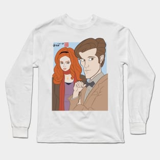 The Doctor and Amy Long Sleeve T-Shirt